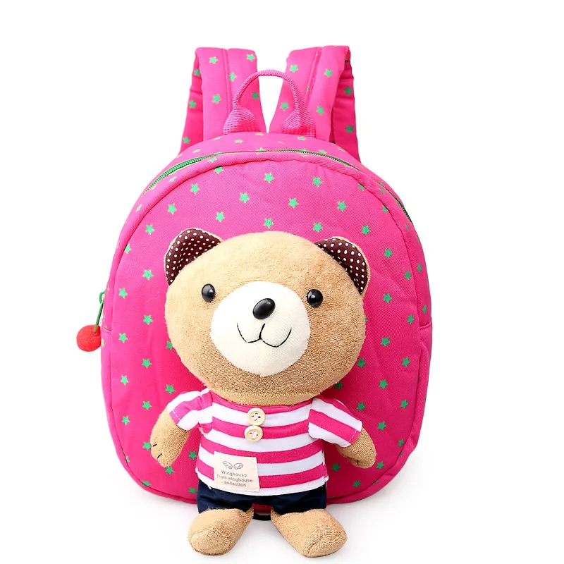 

1-3 years old baby gift goalkeeper products sell like hot cakes baby child to go safely use bear backpack bag 2pcs