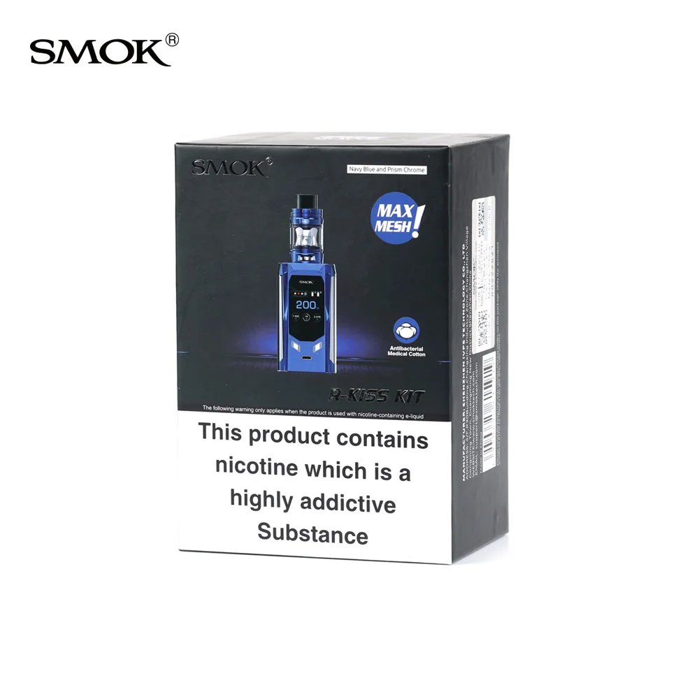 Европейский пакет Smok R Kiss Mod 220 Вт 2 мл TFV Mini V2 Tank S2 катушка электронная сигарета Vape