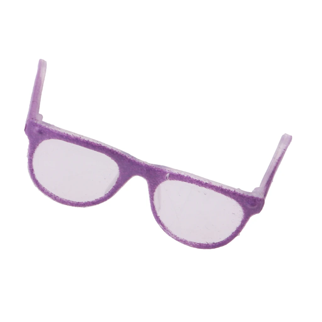 Purple Frame as des Пара модных очков Fames очки Аксессуары для кукол - Цвет: Purple Frame as des