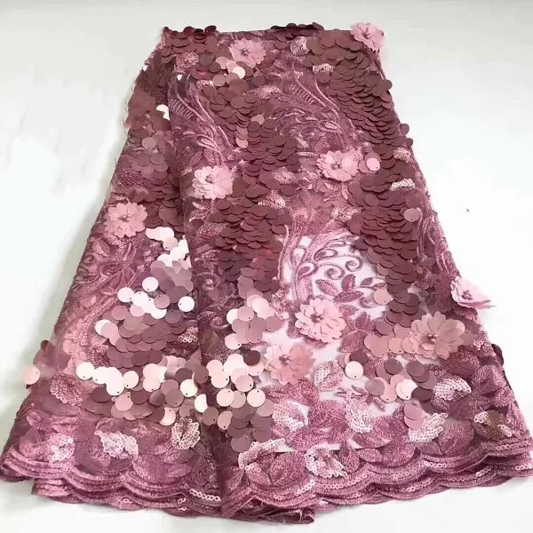 2018 новейший насыщенно-голубой французская кружевная ткань в нигерийском стиле