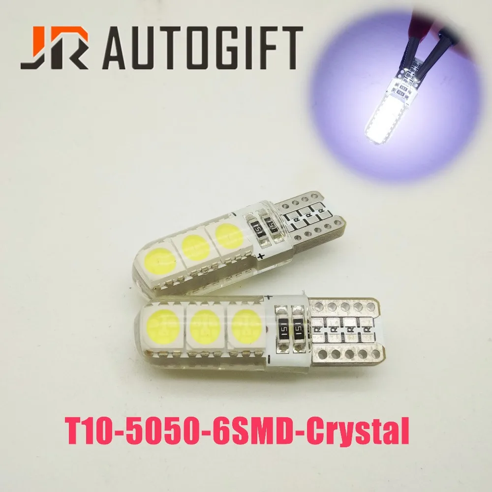 100 шт. автомобильные светодиодсветодиодный лампы T10 W5W 5050 6smd 194 168 светодиодный|car
