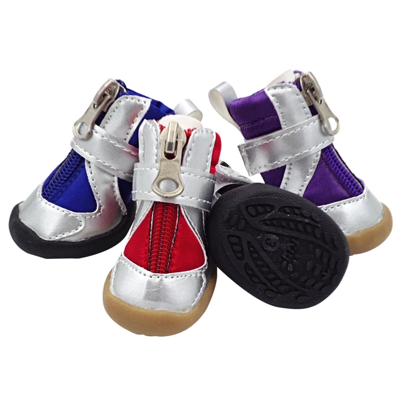 2017 обувь для домашних животных Тедди бишон Чихуахуа щенки собаки ПУ ботинки