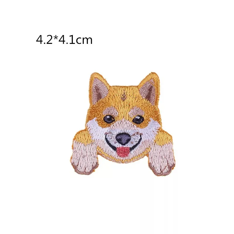 

1pcs Puppy Head Embroidery Cloth patches with Animal Embroidery Seal DIY Clothing Accessories Decoration and Repair Subsidies