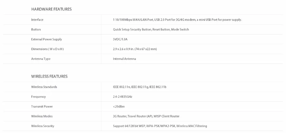 Английская прошивка TP-Link TL-MR3020 3g/3,75G беспроводной маршрутизатор N(логотип случайно