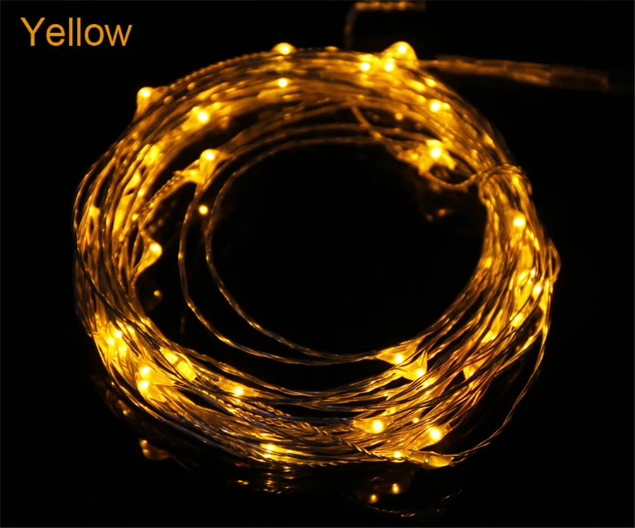 Светодиодная гирлянда 10 м 33 фута 100 светодиодов 5 В питание от USB|string lights 10m|light 10mled