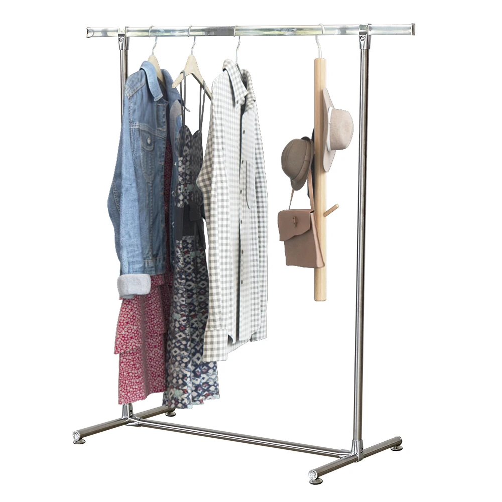 

Single Rod Stainless Cloth Steel Drying Rack Hanging Cloth Stand