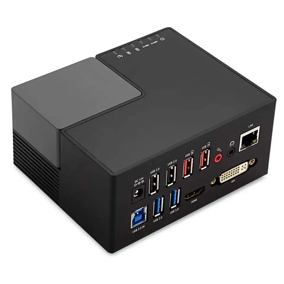 Внешняя док станция USB 3 0 для ноутбука с двойным видеодисплеем стандартная Full HD