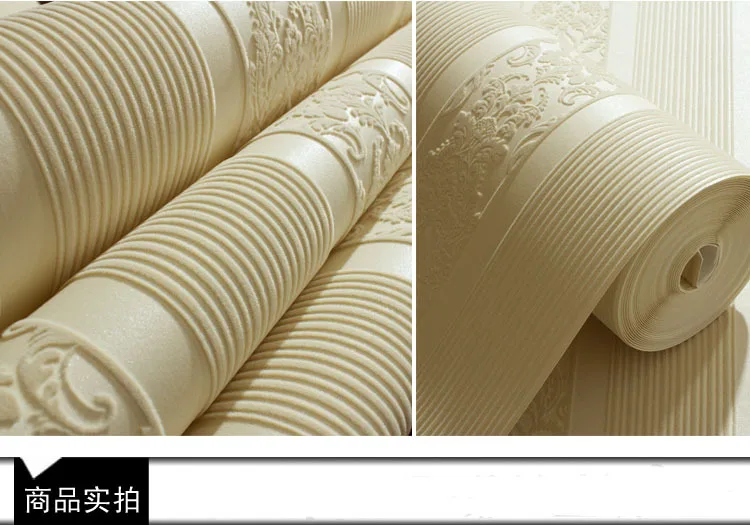 3d papel де parede в полоску дамасский кофе бархатные обои для гостиной обои домашний декор фон обои