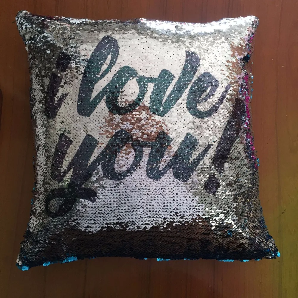 Лидер продаж искусственные подушки с блестками в двух тонах|Наволочки| |