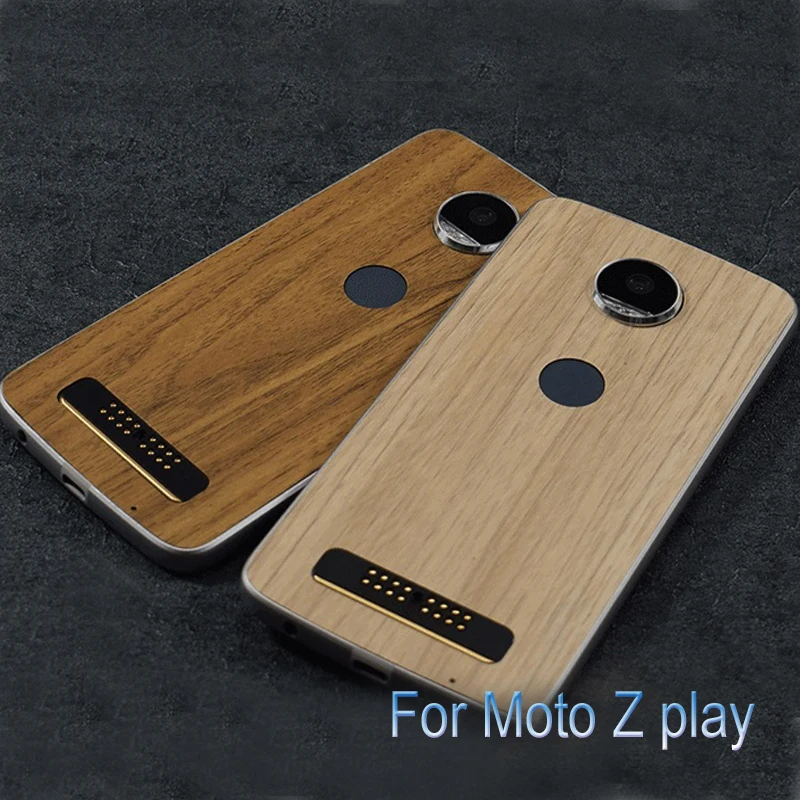 Wood Grain Back Sticker Film Protective Phone Wrap Skins Paste Membrane for Moto Z/Moto Play |