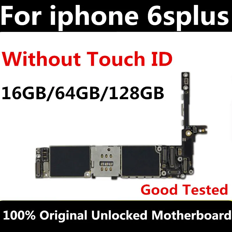 16 Гб 64 128 ГБ оригинальная материнская плата для iPhone 6SP 6 S Plus 100% разблокированная