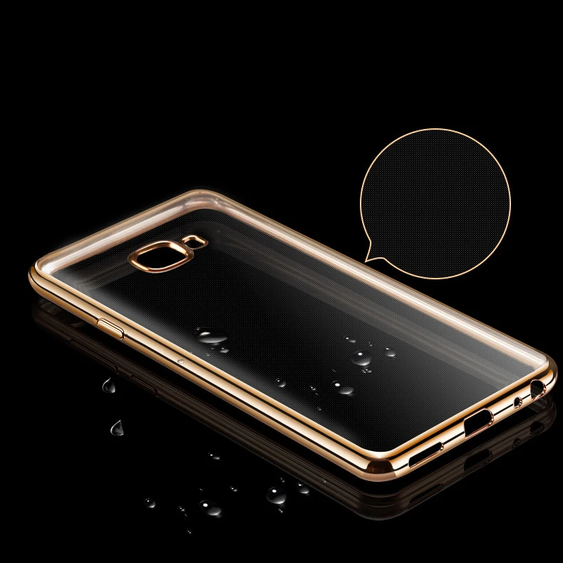 Ультратонкий Золотой чехол для samsung galaxy A3 A5 A7 2017 2016 J3 J530 J5 J7 Prime S6 S7 Edge S8 Plus мягкий из