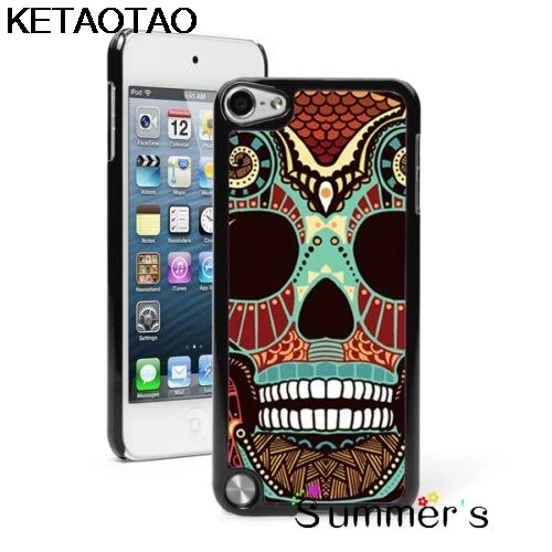 KETAOTAO чехлы для телефонов с этническим сахарным черепом iPhone 4S 5C 5S 6S 7 8 Plus XR XS Max XS7 9 6