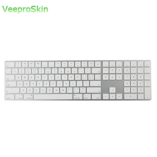 A1843 keyboard cover Прозрачная для Apple Magic Keyboard G6 A1843 iMac настольная раскладка США силиконовый чехол для клавиатуры - Цвет: A1843 keyboard cover