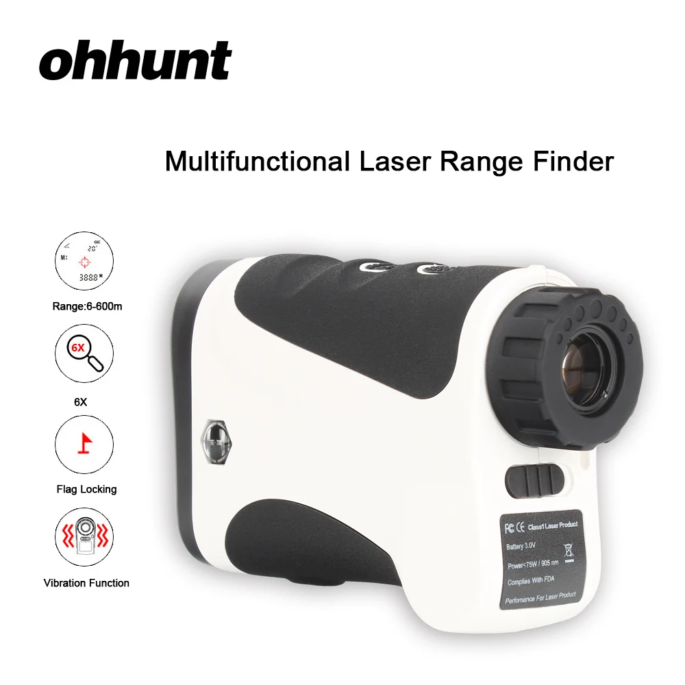 Охотничий лазерный дальномер ohhunt Монокуляр 6x600 м уличный для гольфа