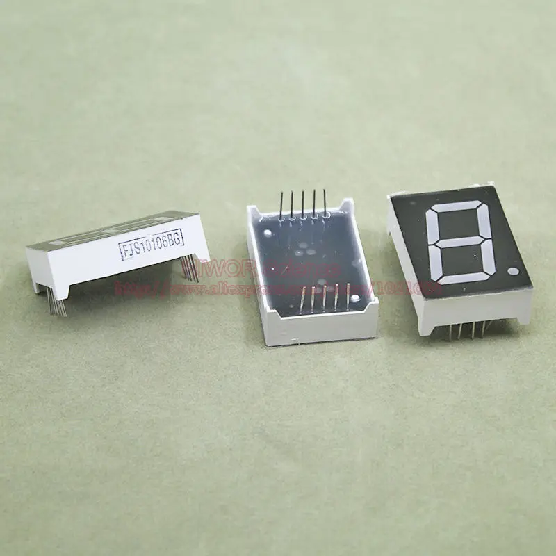 (10 шт./лот) 10 Pins 10011BG 1 дюйм бит цифра 7 сегментов зеленый светодиодный дисплей