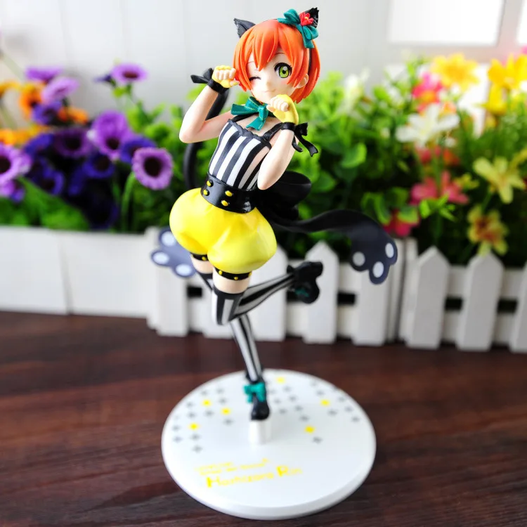 Love Live! Школьный идол фестиваль Рин хошидора 23 см аниме экшн-фигурка из ПВХ Brinquedos