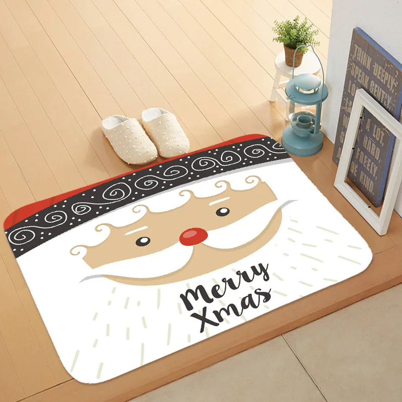 1 шт. коврик с рисунком снеговика Merry Christmas 60*40 см коврики для дверей кухни ванной