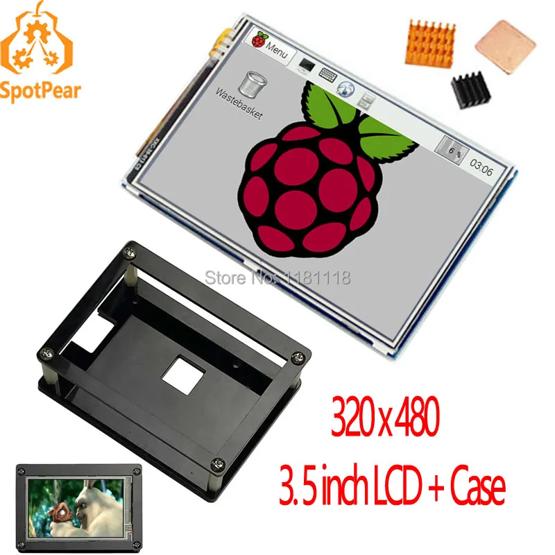 Raspberry Pi 3 модуль B 5 дюймовый ЖК дисплей tft pi lcd raspberry с сенсорным экраном для