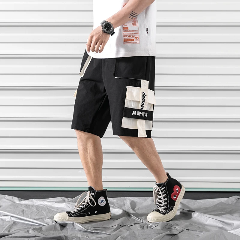 Осень 2020 мужские хлопковые модные брюки карго в стиле Харадзюку сафари со