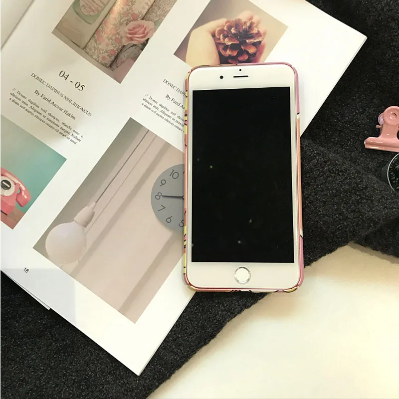 JIBAN Lovely Cartoon Phone Case for Apple iPhone 7 8 plus X case personality female models Back Cover iphone 6 6s cases |