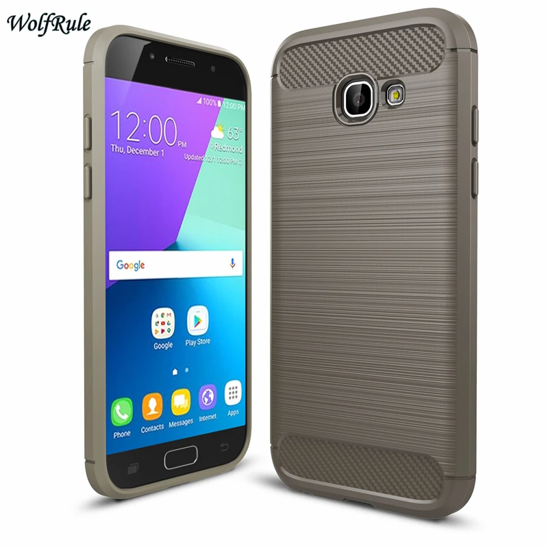 

For Phone Samsung Galaxy A5 2017 Case For Samsung A5 2017 Capa WolfRule Soft TPU Case For Samsung Galaxy A5 2017 Cover A520