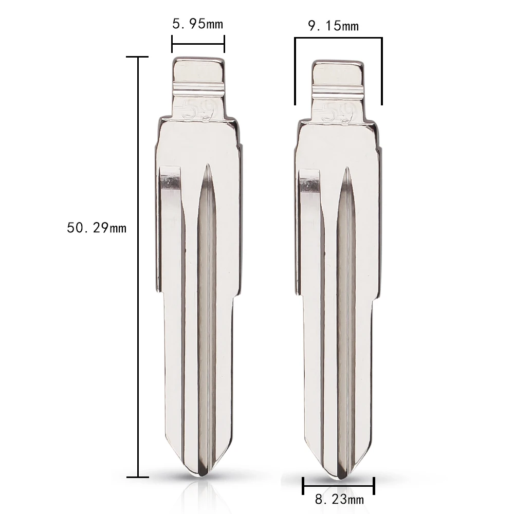 KEYYOU металлическая заготовка необработанная застежка KD модель № 59 для Chery A1 Karry