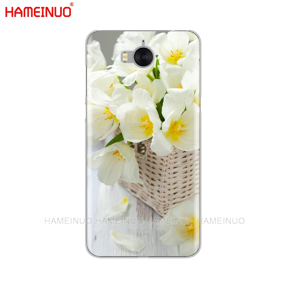 Цветной чехол HAMEINUO с цветами орхидеи для мобильного телефона huawei honor 3C 4X 4C 5C 5X 6 7 Y3