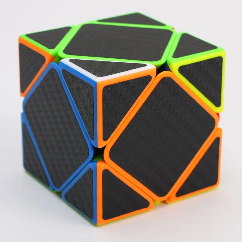 ZCUBE скошенная наклейка из углеродного волокна скоростной волшебный куб