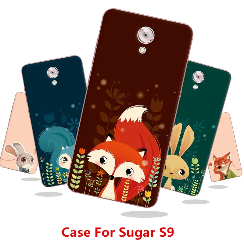 Красная роза и Red Fox чехол для сахара S9 ТПУ окрашенные мобильный телефон оболочки