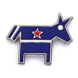 Символ демокративечерние Тии форма осла булавка в подарок | Дом и сад