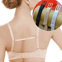 3pcs sports underwear non slip buckle extender for bra strap high elastic bra strap with non slip fasteners for bra accessories