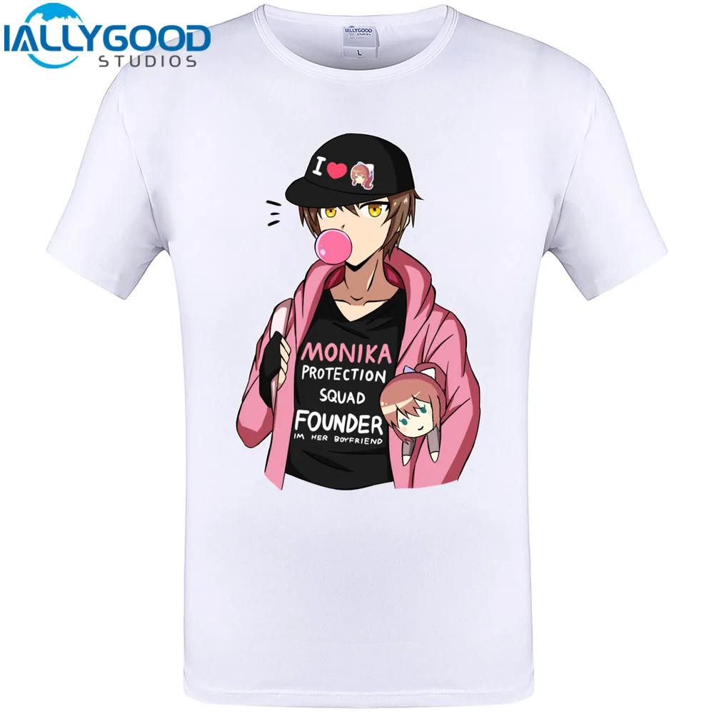 Doki литература клуб DDLC крутой дизайн для женщин мужчин печатных футболка Новое