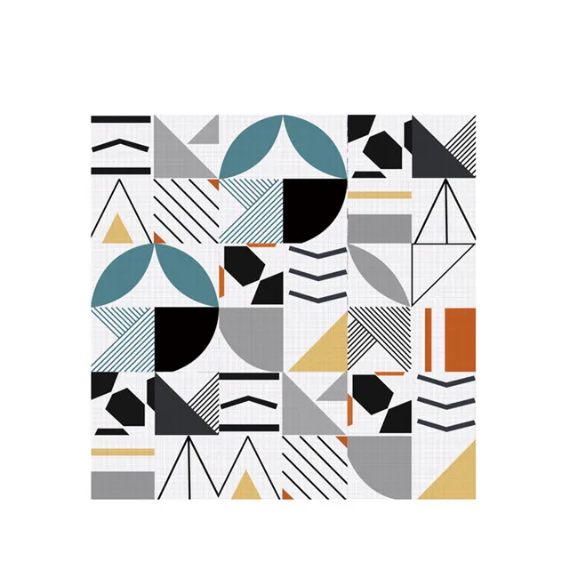 6 Водонепроницаемые геометрические наклейки на стол, самоклеящиеся наклейки для стола, декоративные украшения, аксессуары для украшения дома - Цвет: 6