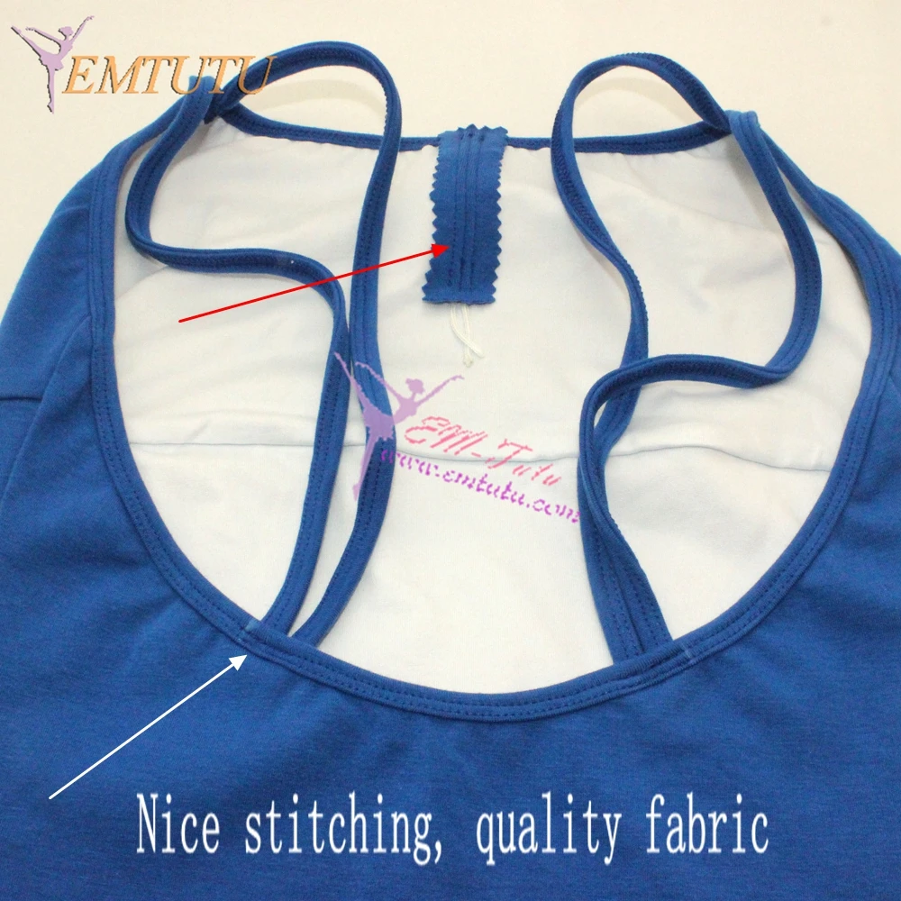 Купальник гимнастический с двойными лямками из хлопка и лайкры | Тематическая