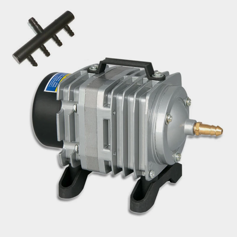 Сильный 18 Вт аквариумный электромагнитный воздушный насос для аквариума Золотая