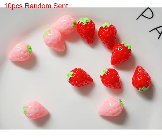 10pcs Random Sent Счастливый обезьяна 10/20 шт./упак. Подвески муку пушистой облако ясно слизи фрукты Добавки поставки вид клубника самостоятельного изготовления наполнителя - Цвет: 10pcs Random Sent