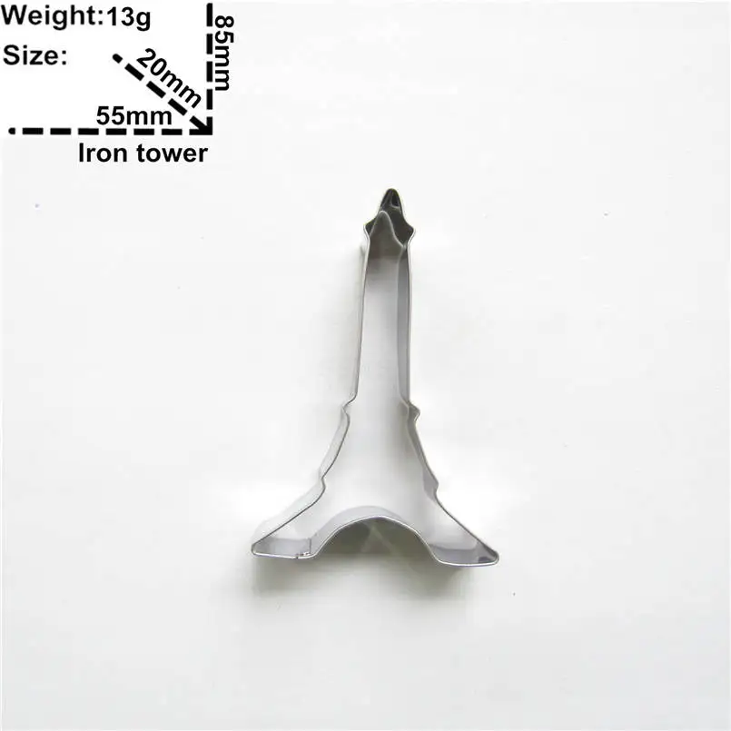 Прямая продажа Французский Пейзаж форма Эйфелевой башни украшение торта