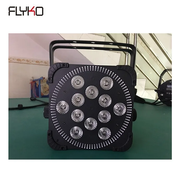 4 шт./лот 12x18 Вт 6в1 led par свет Rgbwa + УФ батарея мощность беспроводной dmx|Эффект