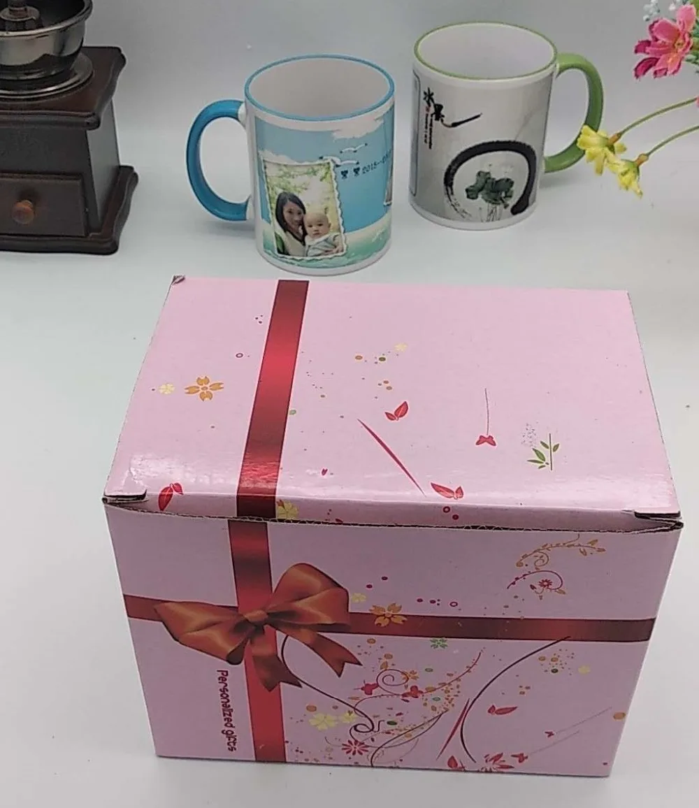 DIY фото кружка горячая вода изменение цвета керамическая чашка внутри цвет s снаружи DIY Фото керамическая кружка настроить изображение подарок мазвэй