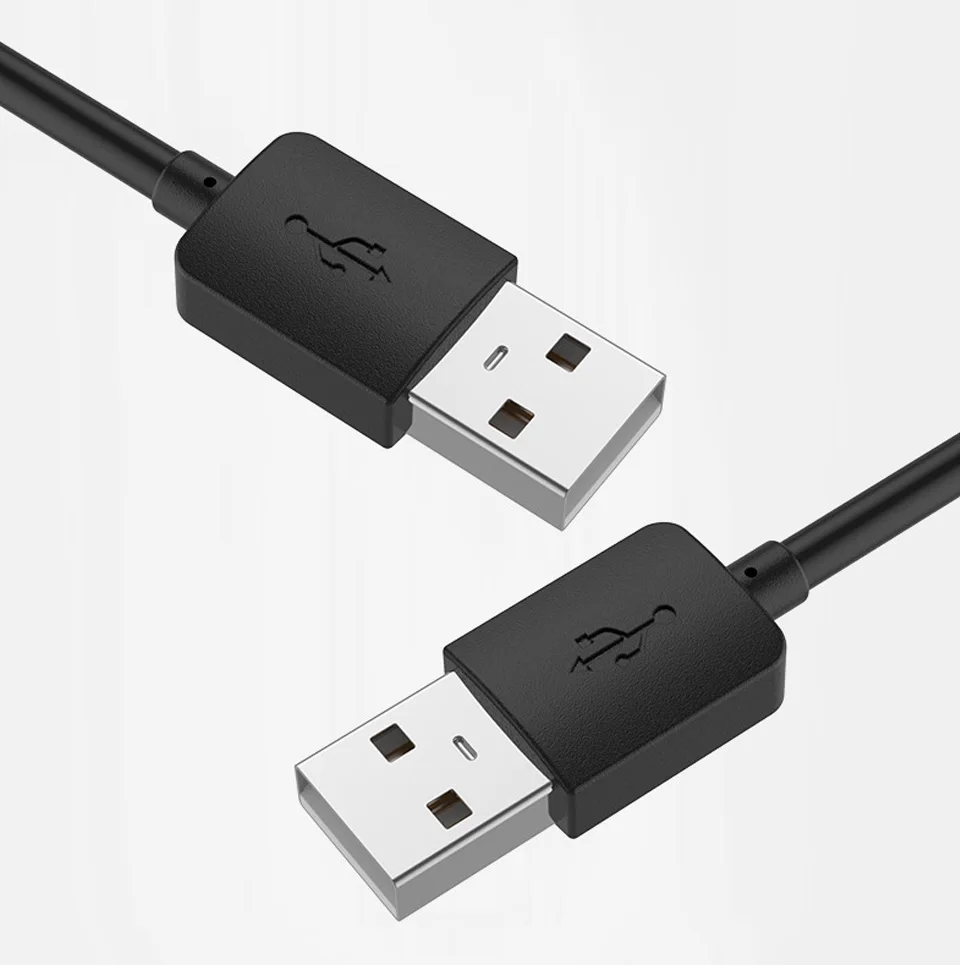 USB 2,0 кабель-удлинитель 1 м 2 м 3 м USB-USB кабель Тип A папа-папа для радиатора жесткий диск Автомобильная веб-камера MP3 ноутбук телеприставка