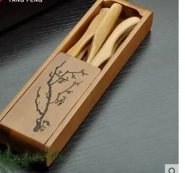 

Chinese retro style bamboo tea clip tea needle tea spoon tea ceremony accessories set tea things