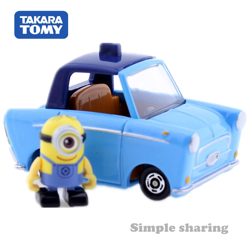Takara Tomy Dream TOMICA Ride On R03 Гадкий я Стюарт и счастливый автомобиль литый под давлением