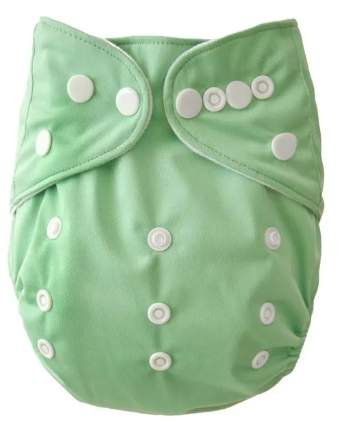 Непослушный детский двухрядный подгузник с защелками однотонный цвет детские