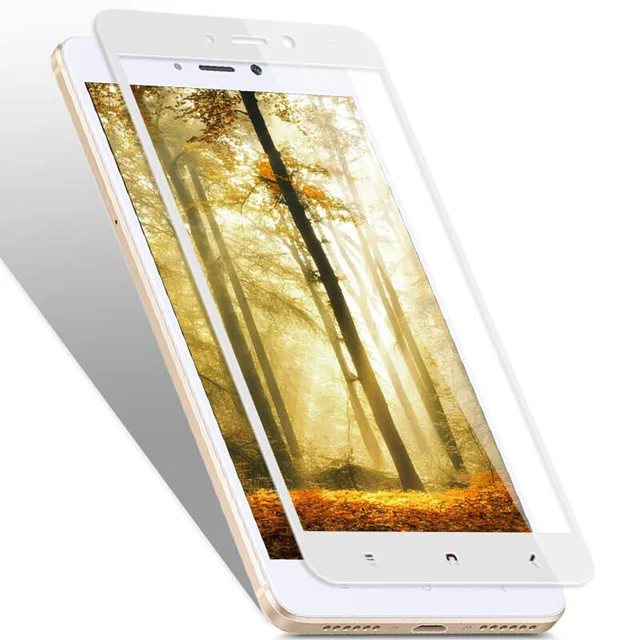 Ronian закаленное стекло для Xiaomi Redmi Note 4X Redmi 4X полное покрытие защита экрана 9H Защитная пленка для Xiaomi Redmi 4X Стекло - Цвет: White