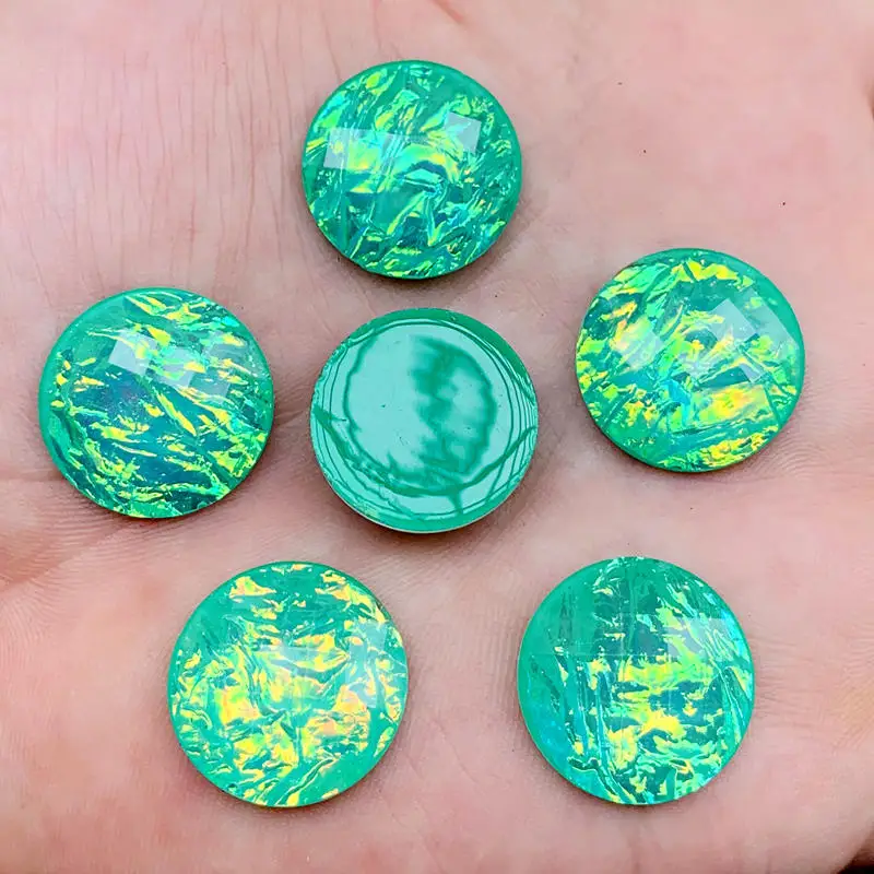 DIY 12 шт./лот 20 мм AB кнопки со стразами Блестящие кристаллы из смолы камни стразы