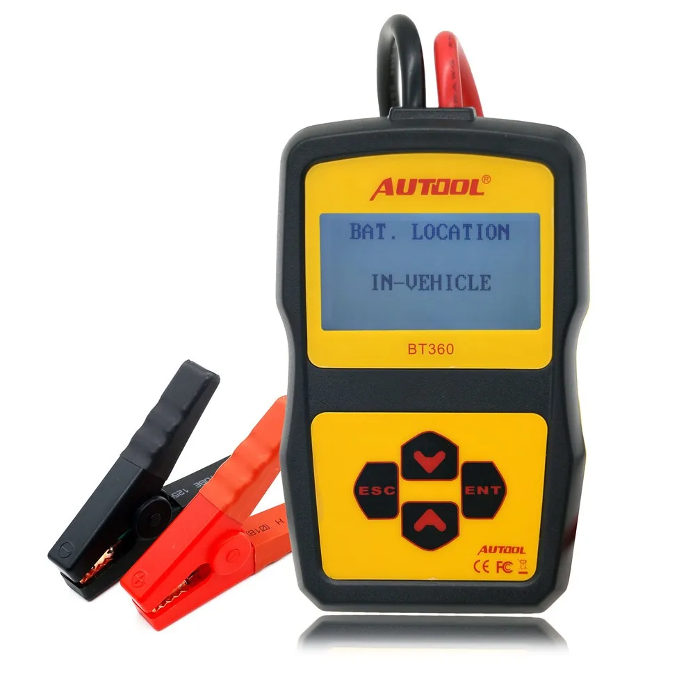 AUTOOL BT360 BT 360 12 в цифровой автомобильный тестер батареи для затопленных AGM гель