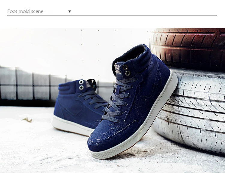 Merkmak/мужские зимние ботинки; botas masculina; коллекция года; модные теплые ботильоны из микрофибры и хлопка; сезон осень-зима; мужская обувь