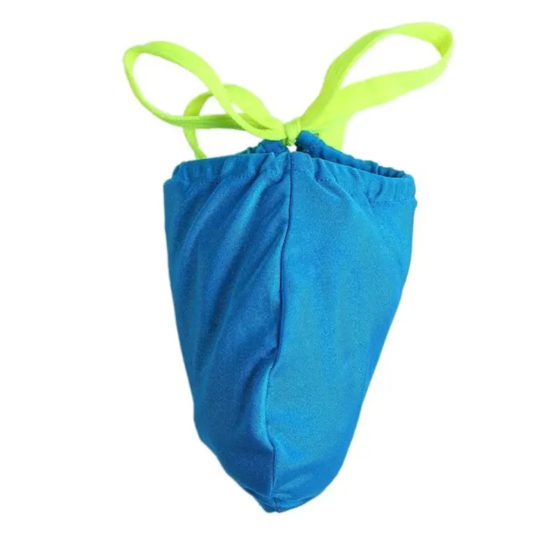 Мужские трусы для плавания с мешочком пениса Сексуальные Трусы стринги пляжная