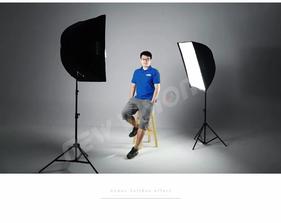 Godox портативный 60x60 см/24*24 дюйма фотостудия зонтик софтбокс Отражатель для вспышки Speedlight